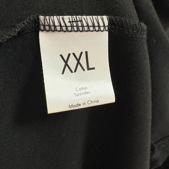 🛍️🛍️🛍️ NWOT Eadinve Black Long Sleeve Henley T-Shirt XXL - Picture 6 of 8